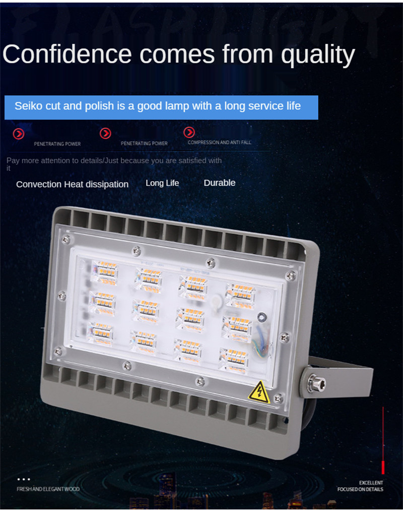 Waterproof Led Lamp Spotlight Outdoor Landscape Lighting Street Lamp150W 200W Led Flood Light Reflector Outdoor Lighting Lamps