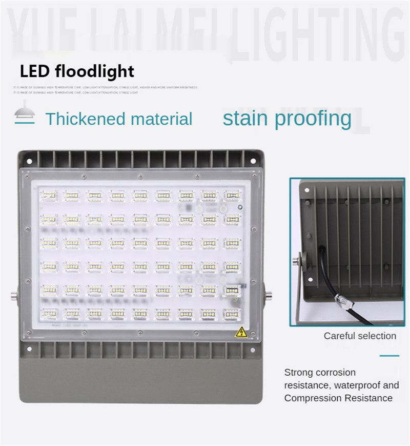 Waterproof Led Lamp Spotlight Outdoor Landscape Lighting Street Lamp150W 200W Led Flood Light Reflector Outdoor Lighting Lamps