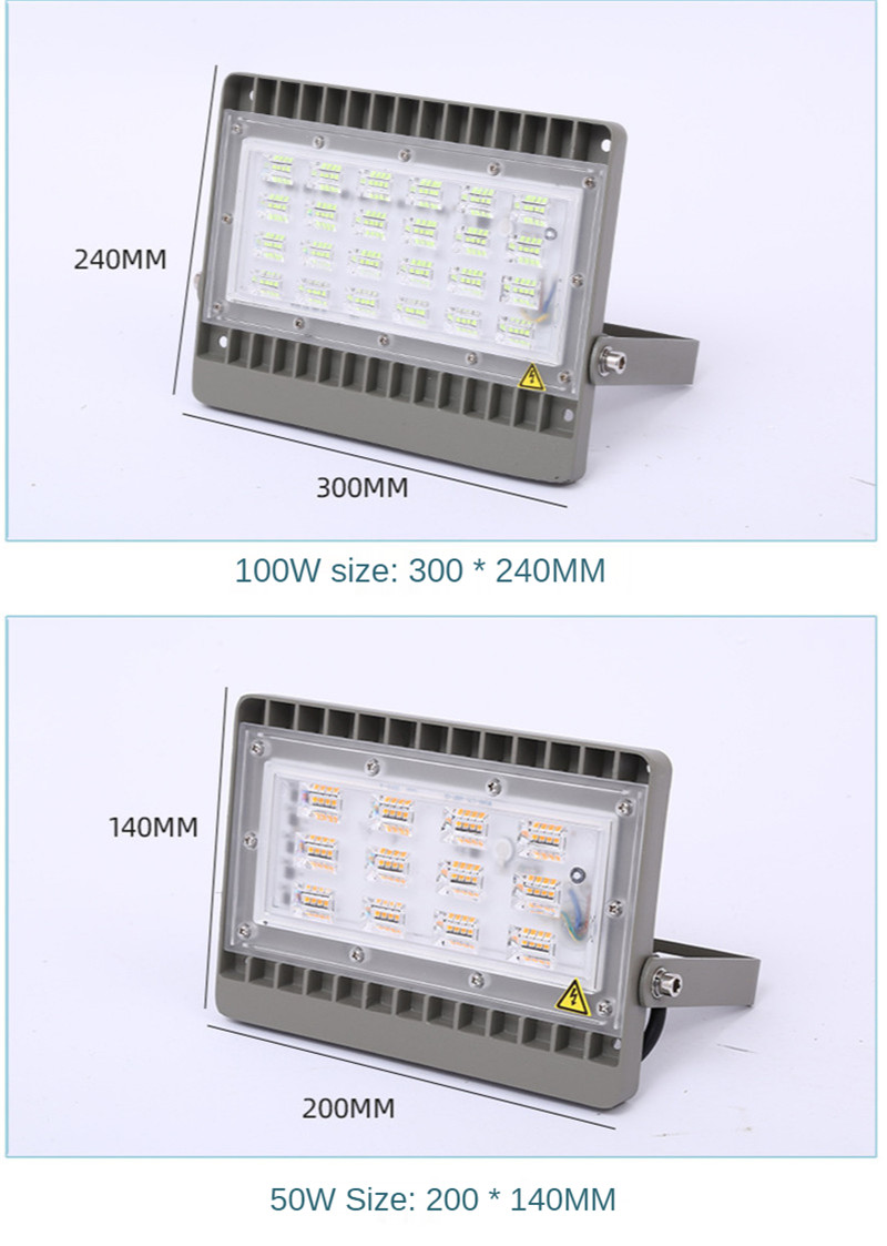 Waterproof Led Lamp Spotlight Outdoor Landscape Lighting Street Lamp150W 200W Led Flood Light Reflector Outdoor Lighting Lamps