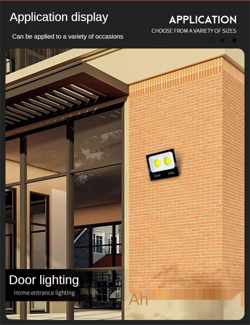 Led Outdoor Wall Lamp Rooftop Lighting Garden Spotlight Floodlight Building Bridge Landscape Outdoor Security Light Flood Light