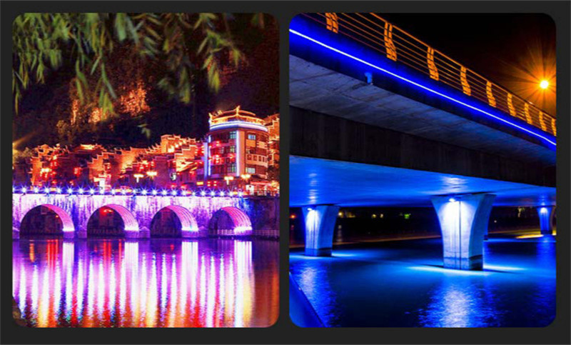 Led Outdoor Wall Lamp Rooftop Lighting Garden Spotlight Floodlight Building Bridge Landscape Outdoor Security Light Flood Light