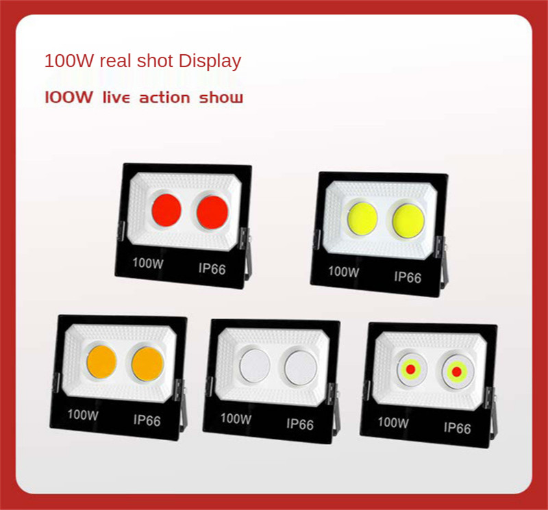 Led Outdoor Wall Lamp Rooftop Lighting Garden Spotlight Floodlight Building Bridge Landscape Outdoor Security Light Flood Light