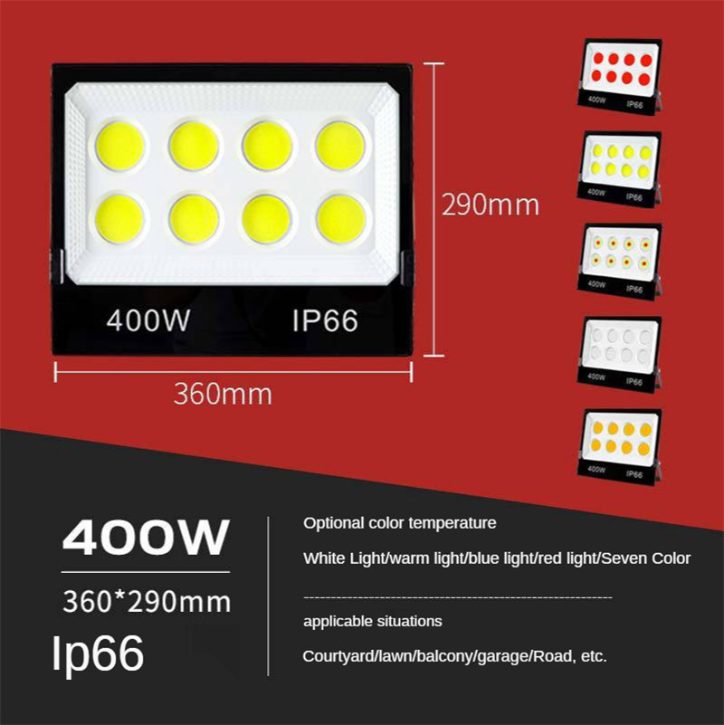 Led Outdoor Wall Lamp Rooftop Lighting Garden Spotlight Floodlight Building Bridge Landscape Outdoor Security Light Flood Light