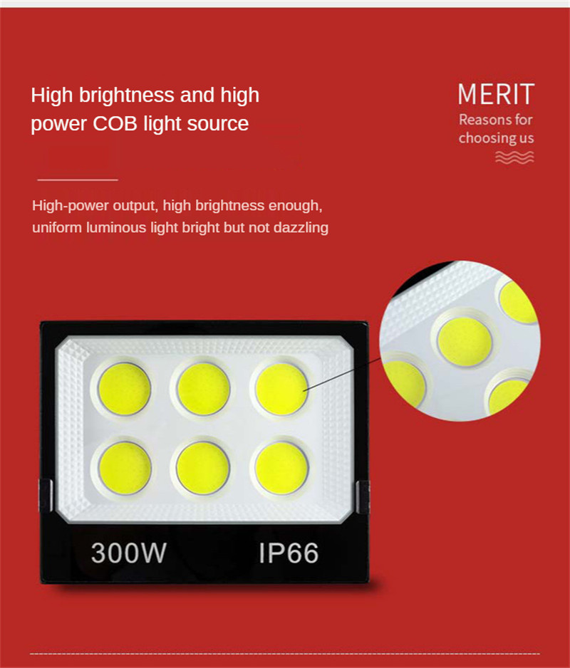 Led Outdoor Wall Lamp Rooftop Lighting Garden Spotlight Floodlight Building Bridge Landscape Outdoor Security Light Flood Light