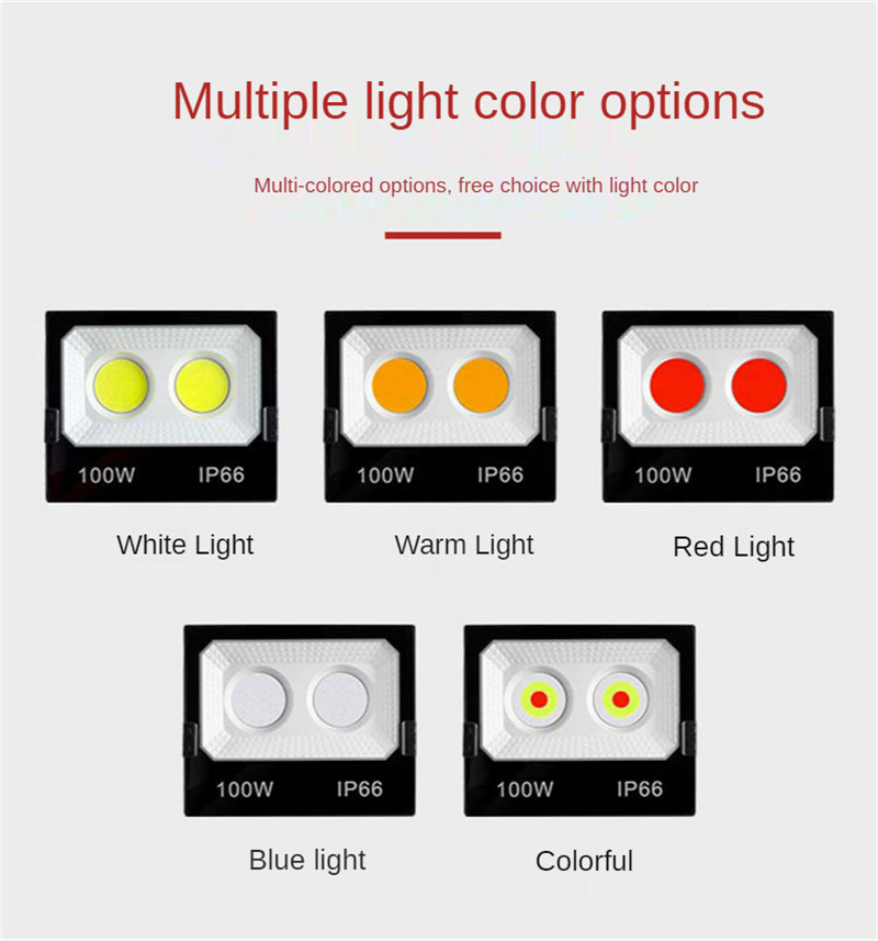 Led Outdoor Wall Lamp Rooftop Lighting Garden Spotlight Floodlight Building Bridge Landscape Outdoor Security Light Flood Light