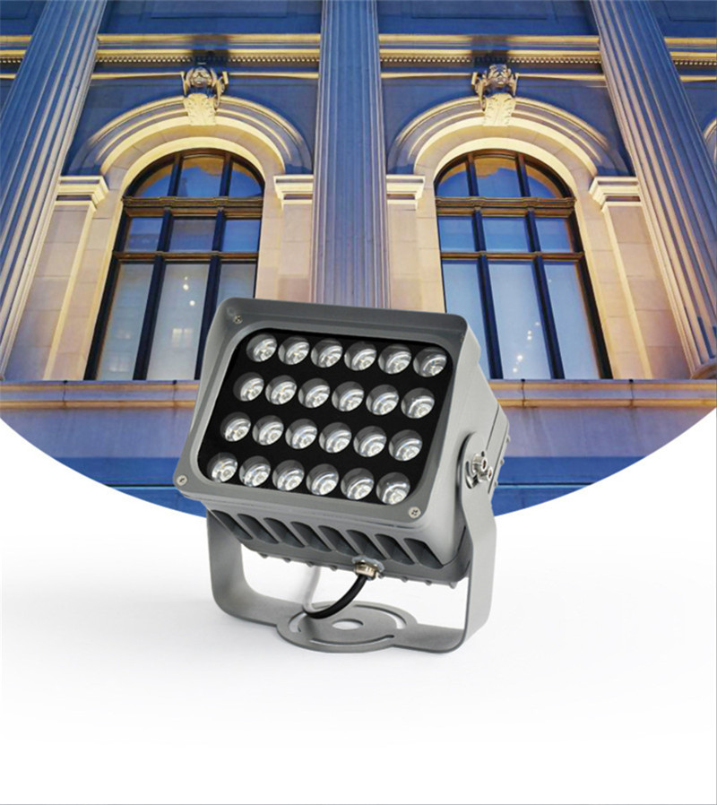 Led Flood Light 40W Outdoor Waterproof Square Advertising Sign Spotlight 24W High Power Tree Spotlight Park Landscape Lights