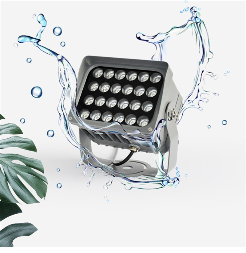 Led Flood Light 40W Outdoor Waterproof Square Advertising Sign Spotlight 24W High Power Tree Spotlight Park Landscape Lights