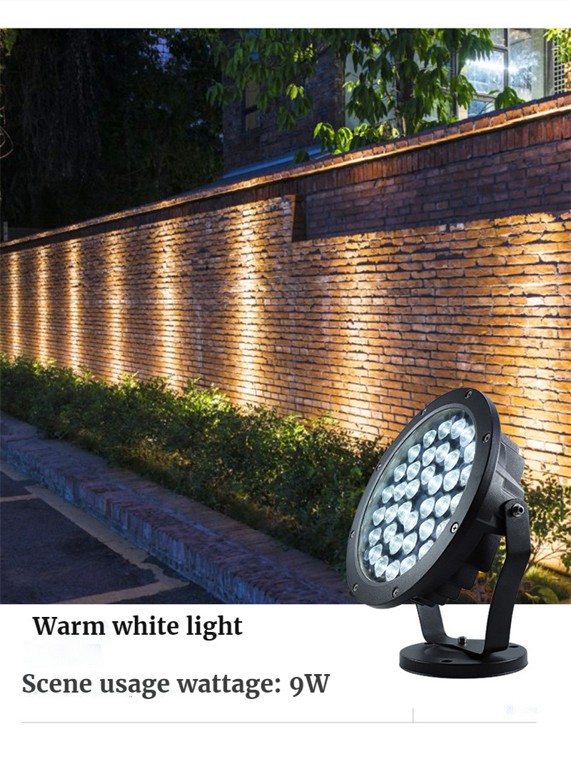 Led Warm Light Wall Washer Light Rgbw Landscape Lighting Flood Light Path Lights Garden Lights Gazebo Decoration Waterproof Lamp