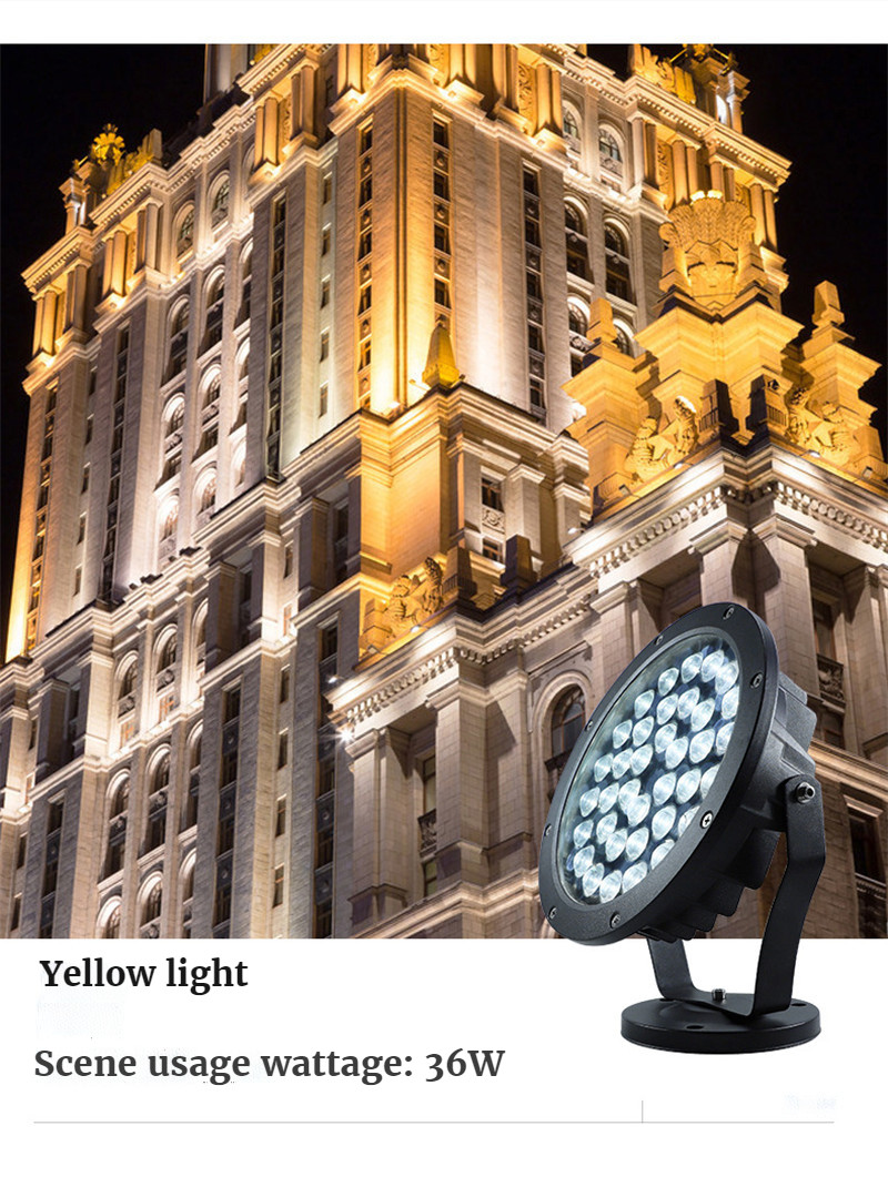 Led Warm Light Wall Washer Light Rgbw Landscape Lighting Flood Light Path Lights Garden Lights Gazebo Decoration Waterproof Lamp