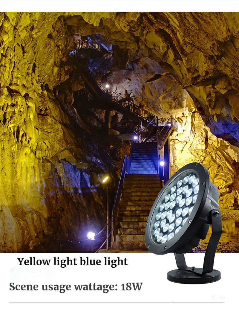 Led Warm Light Wall Washer Light Rgbw Landscape Lighting Flood Light Path Lights Garden Lights Gazebo Decoration Waterproof Lamp