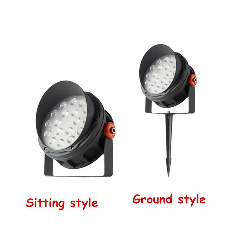 Outdoor Landscape Lighting IP67 Waterproof Colorful Lights Spotlights LED Ground Plug Light Tree Light Lawn Street Light 220V