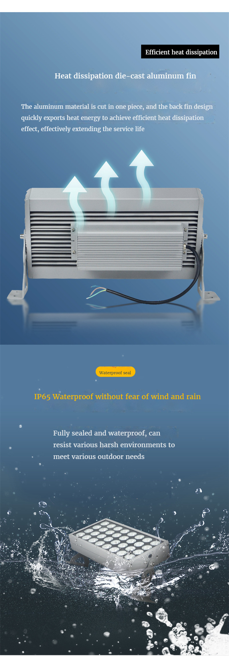 Led Wall Washer Wallwasher Hotel Villa Exterior Wall Landscape LED Lamp Building Lighting Garden Landscape Decoration 192W 216w