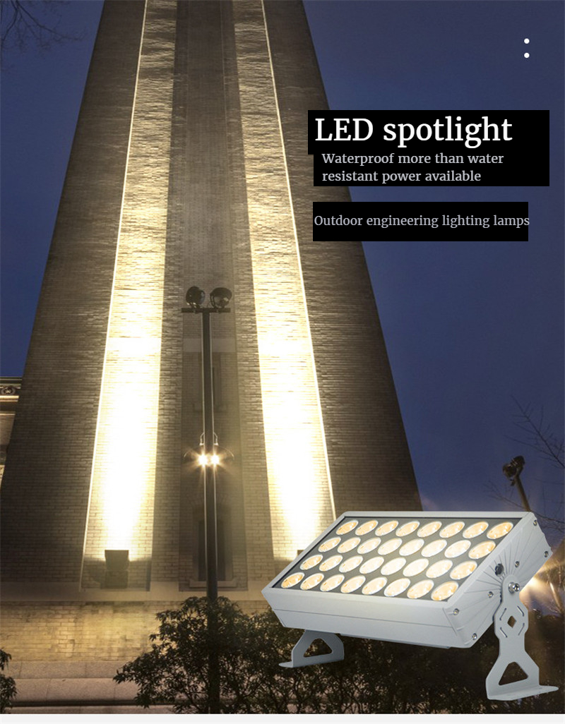 Led Wall Washer Wallwasher Hotel Villa Exterior Wall Landscape LED Lamp Building Lighting Garden Landscape Decoration 192W 216w