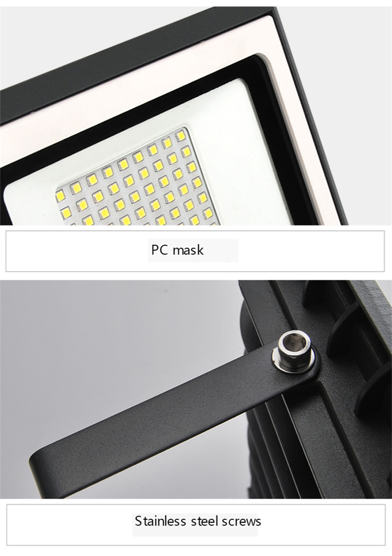 LED Flood Light Outdoor Spotlight Floodlight Waterproof Garden Wall Washer Lamp Reflector IP65 AC 220V 110V 10W 20W 30W 50W 100W