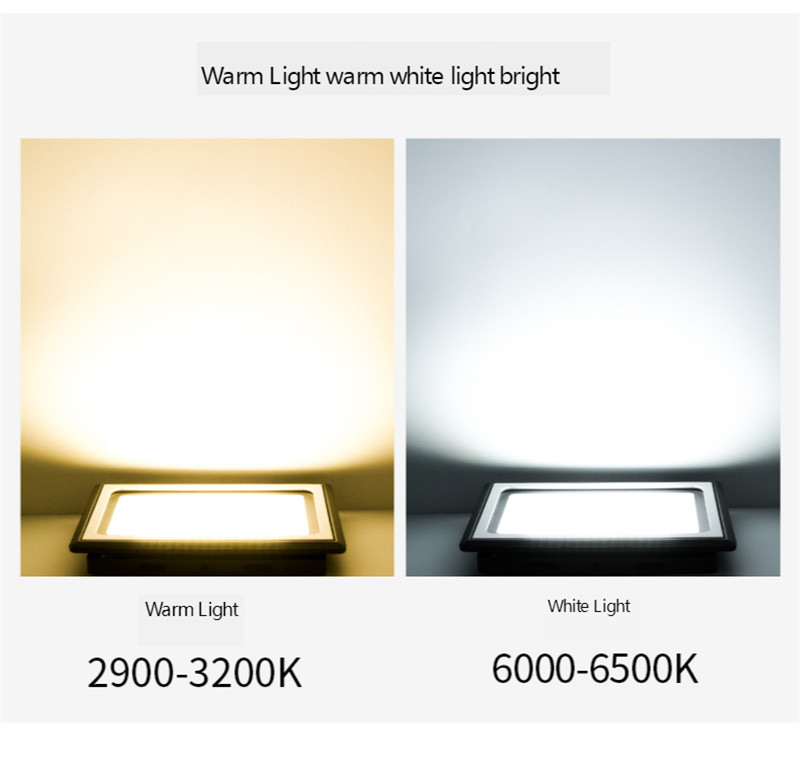 LED Flood Light Outdoor Spotlight Floodlight Waterproof Garden Wall Washer Lamp Reflector IP65 AC 220V 110V 10W 20W 30W 50W 100W
