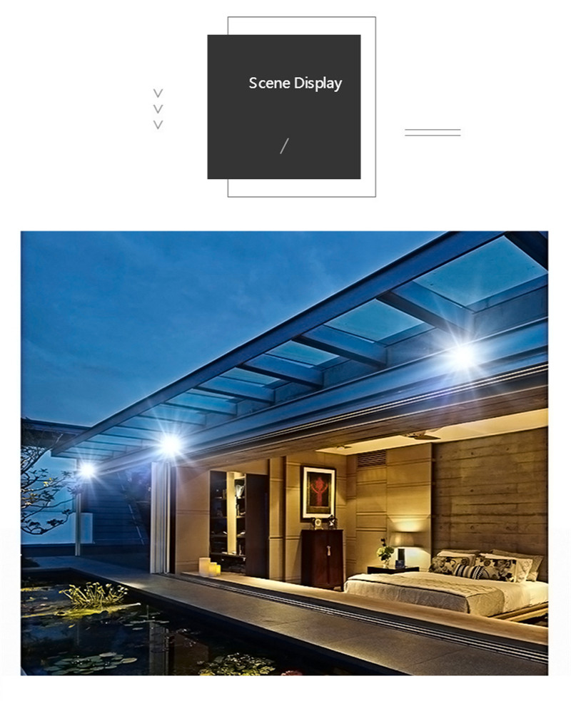 LED Flood Light Outdoor Spotlight Floodlight Waterproof Garden Wall Washer Lamp Reflector IP65 AC 220V 110V 10W 20W 30W 50W 100W