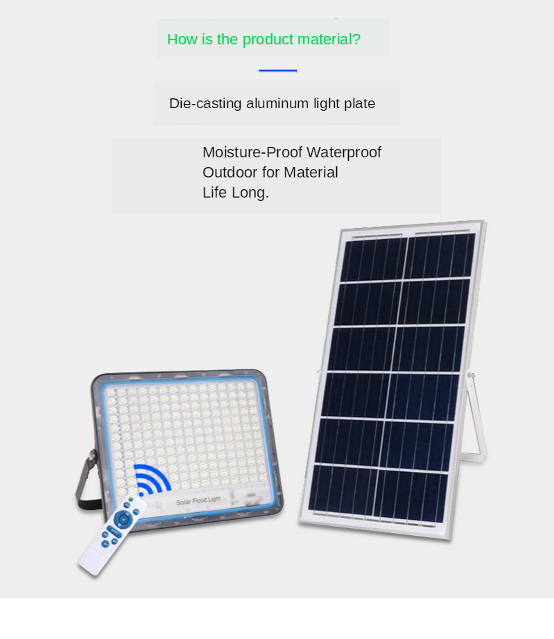 100W Solar Led Flood Light Outdoor Solar Garden Lights Solar Lamp Outdoor Wall Waterproof Solar Stree Ligth Lamp 0 Fees Light