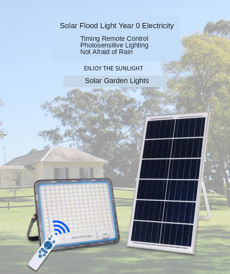 100W Solar Led Flood Light Outdoor Solar Garden Lights Solar Lamp Outdoor Wall Waterproof Solar Stree Ligth Lamp 0 Fees Light