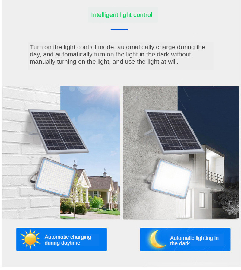 100W Solar Led Flood Light Outdoor Solar Garden Lights Solar Lamp Outdoor Wall Waterproof Solar Stree Ligth Lamp 0 Fees Light