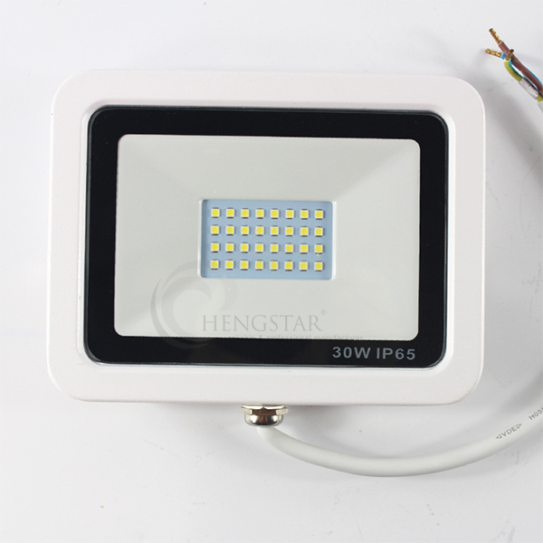 reflector led 50W high power SMD3030 110-120V/220v-240v 120 degree cool white ultra slim white cover led outdoor floodlight