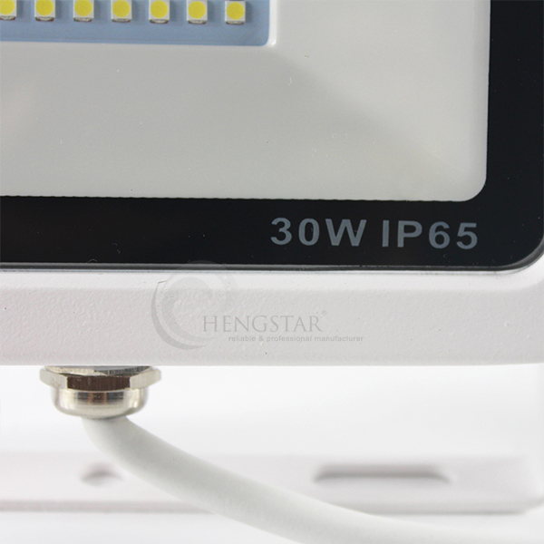 reflector led 50W high power SMD3030 110-120V/220v-240v 120 degree cool white ultra slim white cover led outdoor floodlight