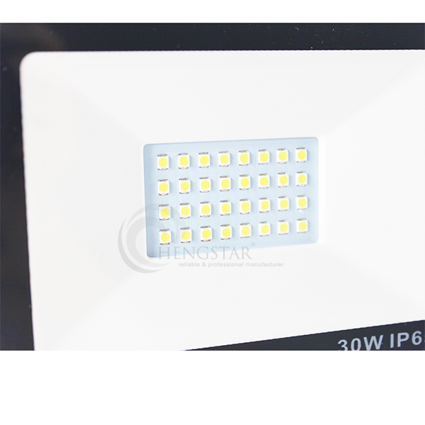 reflector led 50W high power SMD3030 110-120V/220v-240v 120 degree cool white ultra slim white cover led outdoor floodlight