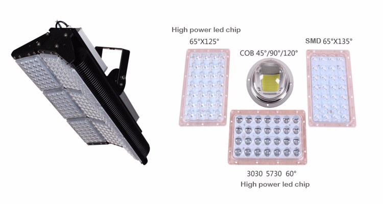 Ultra Bright LED Floodlight 100W 150W 200W 250W 300W 400W 500W 600W RGB / Warm / Cold White Flood Lighting LED Flood Lights