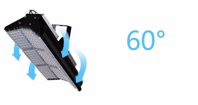 Waterproof IP68 Hight quality outdoor Floodlight Gymnasium court super bright AC85-265V square lamps 500W 3 years warranty