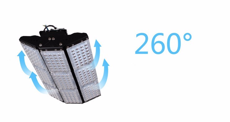 Waterproof IP68 Hight quality outdoor Floodlight Gymnasium court super bright AC85-265V square lamps 500W 3 years warranty