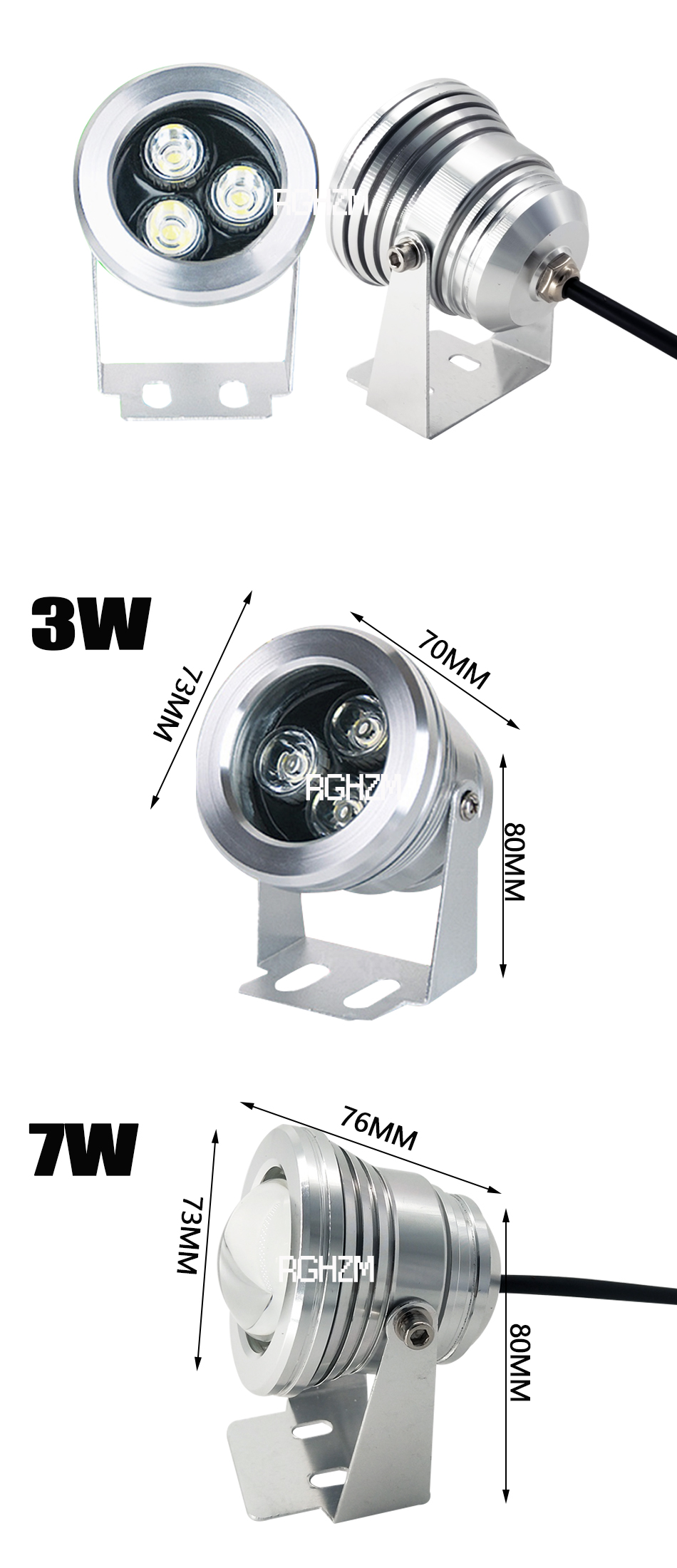 Outdoor Led Floodlight 3W10W Led Spot Light Narrow Lamp Angle Garden Decoration 110 220V DC12V Exterior Wall Landscape Lighting