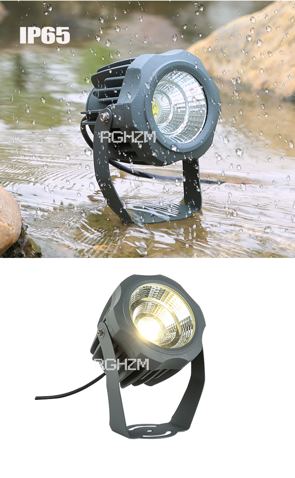 10W 20W 25W Led Flood Light AC110V 220V DC12V Outdoor Garden Spotlight IP65 Waterproof LED Street Lamp Landscape Lighting