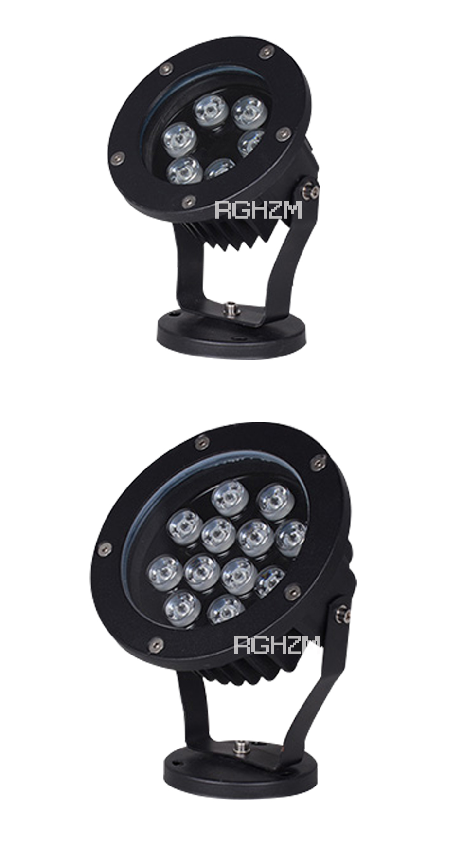 LED Outdoor Spotlight DC12V/24V AC220V Floodlight Garden Landscape Wall Wash Lighting IP67 Rates Tree Grasses Backyard Lawn Lamp