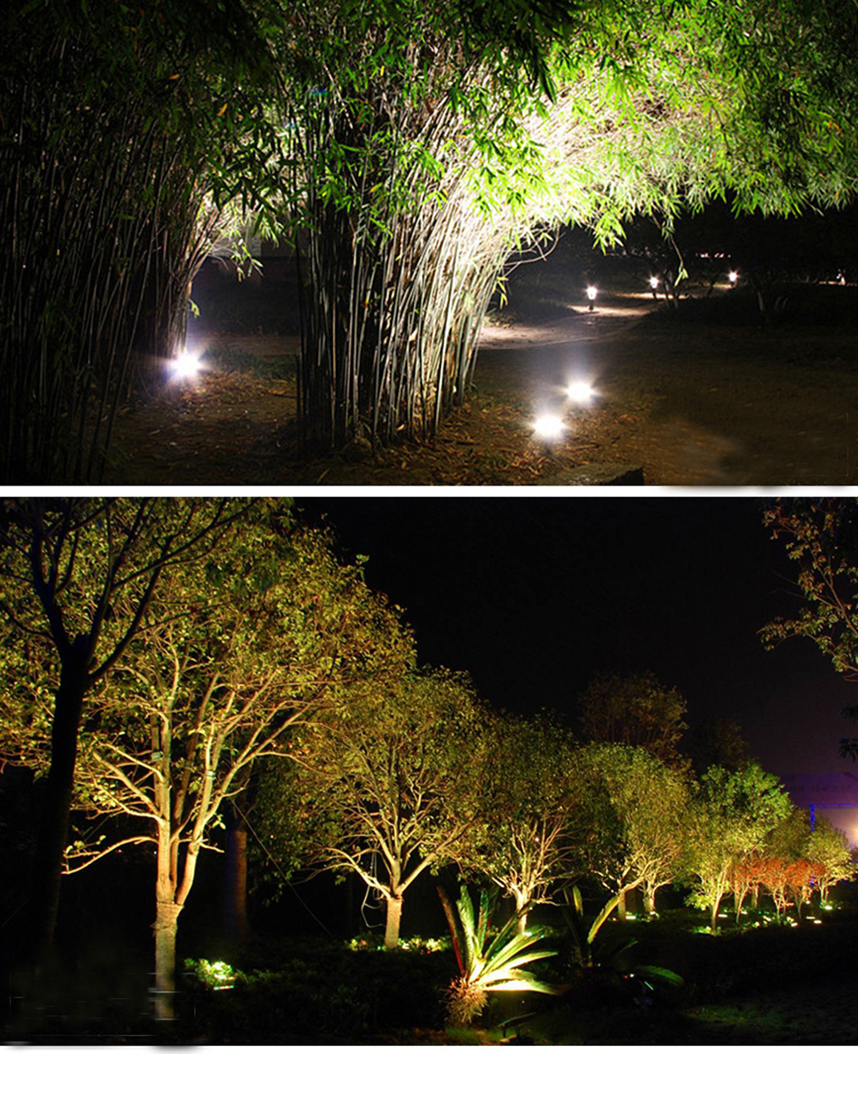 LED Outdoor Spotlight DC12V/24V AC220V Floodlight Garden Landscape Wall Wash Lighting IP67 Rates Tree Grasses Backyard Lawn Lamp