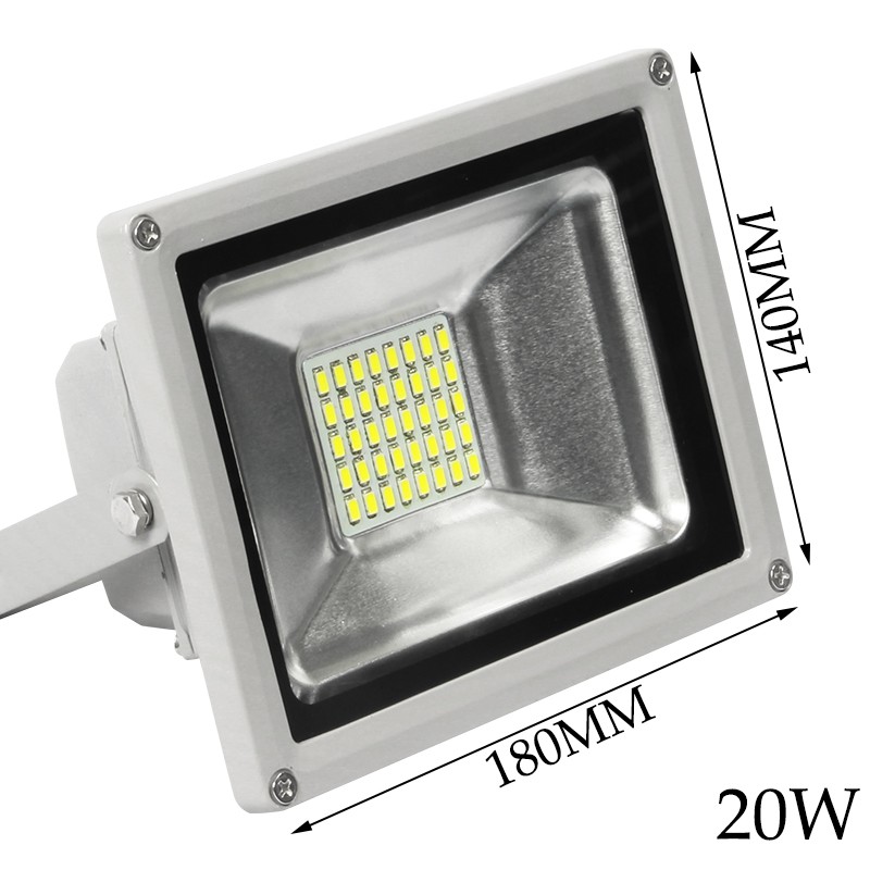 6pcs/lot 10W 20W 30W 50W 70W 100W Reflector Led Flood Light Spotlight AC85-265V Waterproof Outdoor Wall Lamp