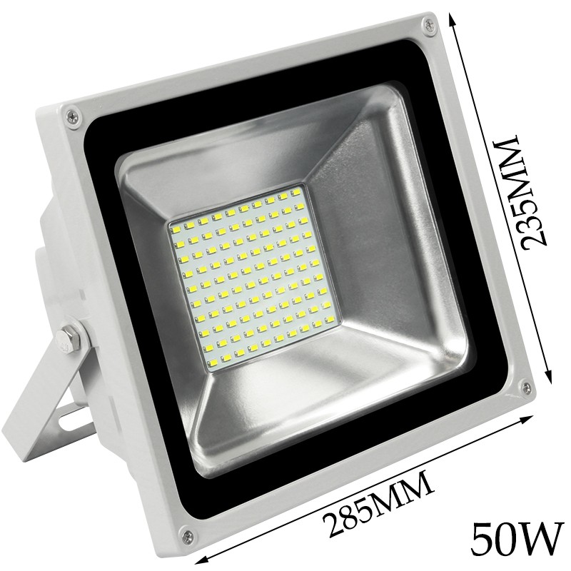 6pcs/lot 10W 20W 30W 50W 70W 100W Reflector Led Flood Light Spotlight AC85-265V Waterproof Outdoor Wall Lamp