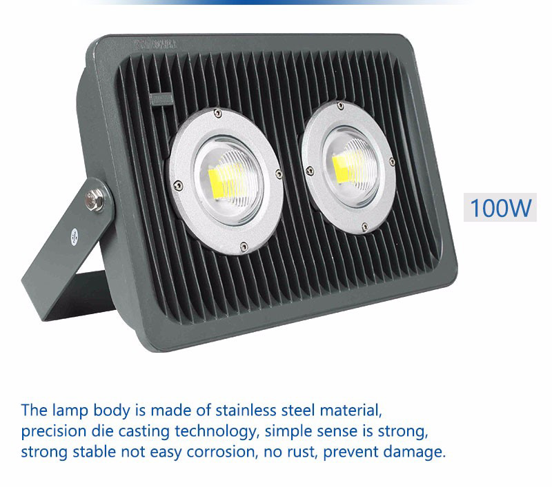 2pcs 30W 50w 70w 100w 150w LED Floodlight Spotlight Outdoor Lighting LED Flood Lamp Reflector Waterproof IP65