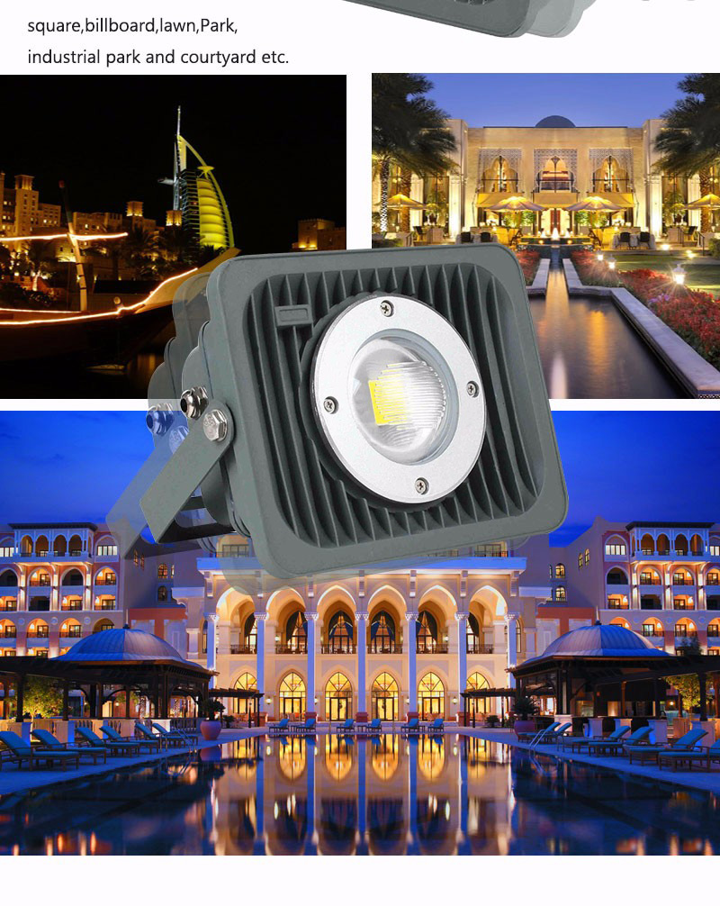 2pcs 30W 50w 70w 100w 150w LED Floodlight Spotlight Outdoor Lighting LED Flood Lamp Reflector Waterproof IP65
