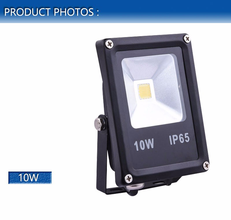 Waterproof RGB LED Flood Light 10w 20w 30w 50w 85~265V Led Floodlight Spotlight Outdoor LED street Lamp