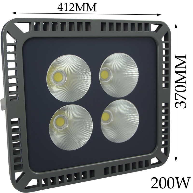 4pcs/lot LED Flood Light 20W 30W 50W 100W 150W 200W Waterproof IP65 Led Floodlight Garden Spotlight Outdoor Lamp