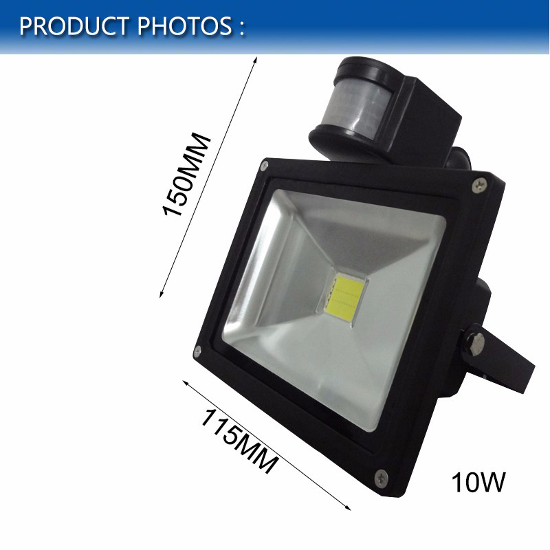 10pcs/lot 10W 20W 30W 50W Waterproof High Power Cool/Warm White Led Lamp Led Sensor Flood Light Garden Outdoor Lighting