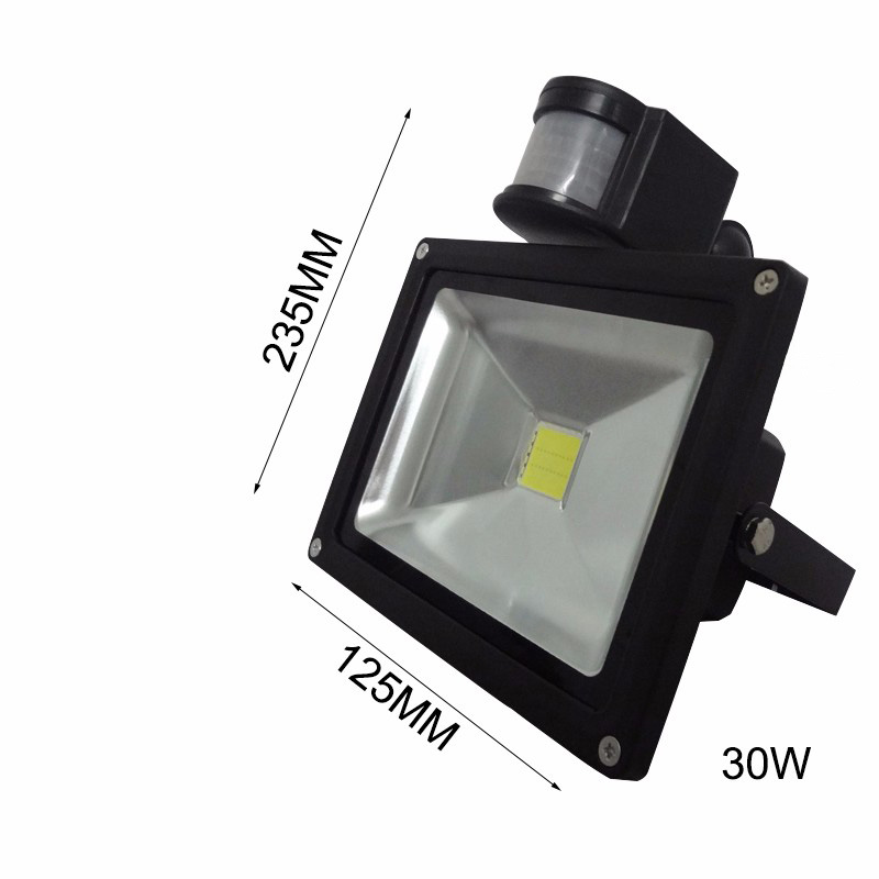 10pcs/lot 10W 20W 30W 50W Waterproof High Power Cool/Warm White Led Lamp Led Sensor Flood Light Garden Outdoor Lighting