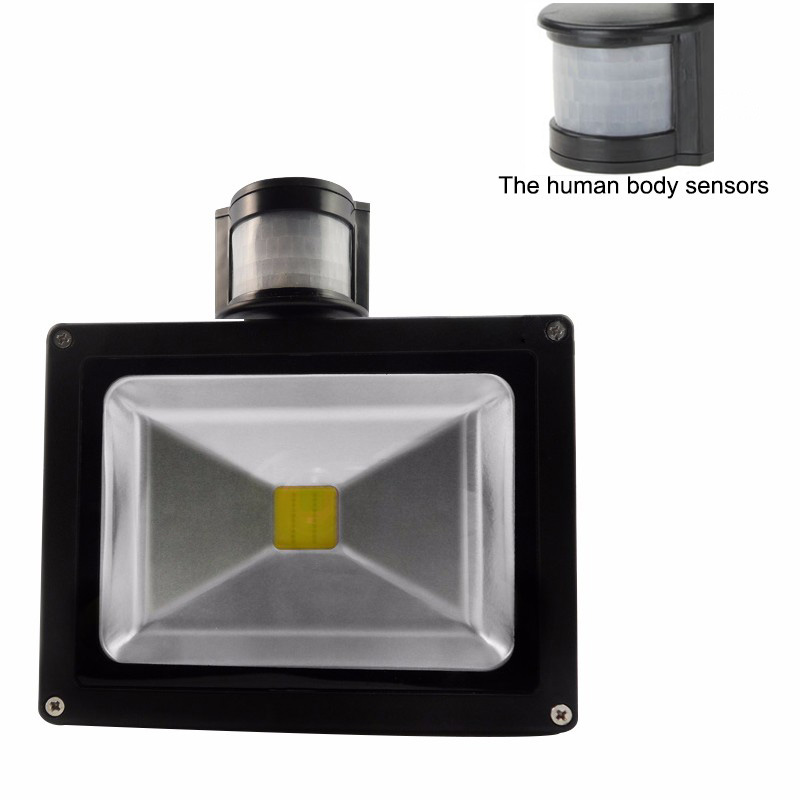 10pcs/lot 10W 20W 30W 50W Waterproof High Power Cool/Warm White Led Lamp Led Sensor Flood Light Garden Outdoor Lighting