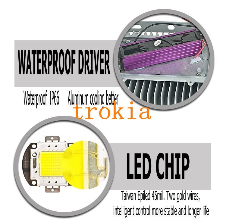 Waterproof 30W/50W LED Floodlight Warm/Cool White Outdoor Lamp Lighting