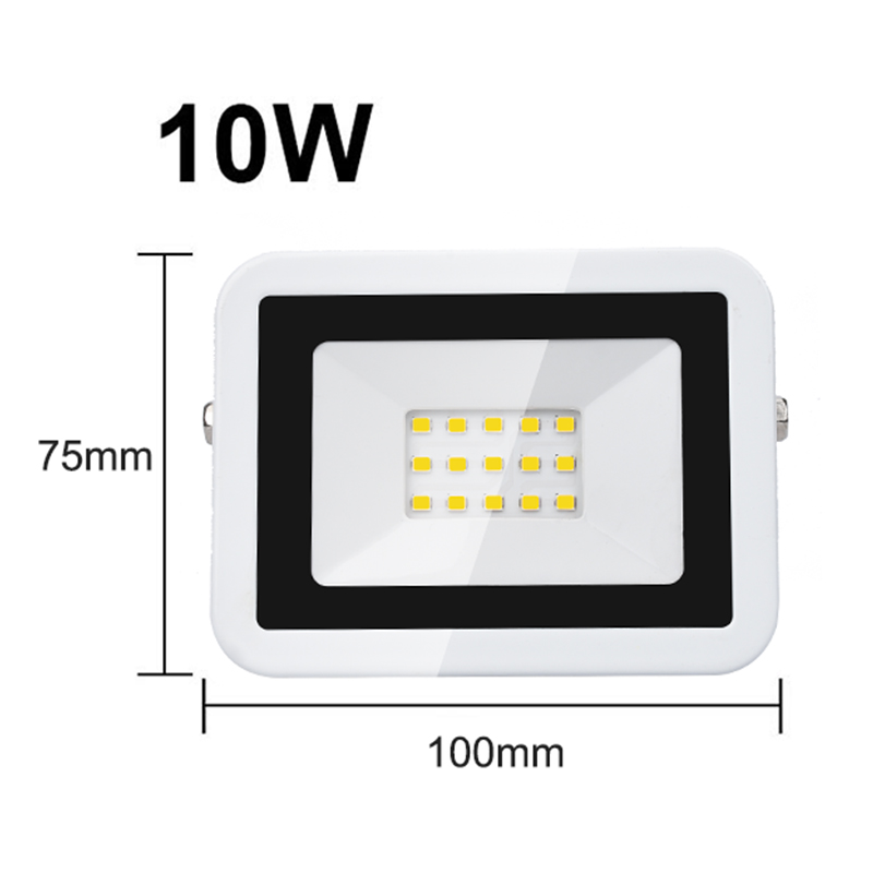 LED Flood Light Outdoor Spot Light 220V IP66 Waterproof Super Bright Security Floodlights Wall Light for Garage Garden Yard