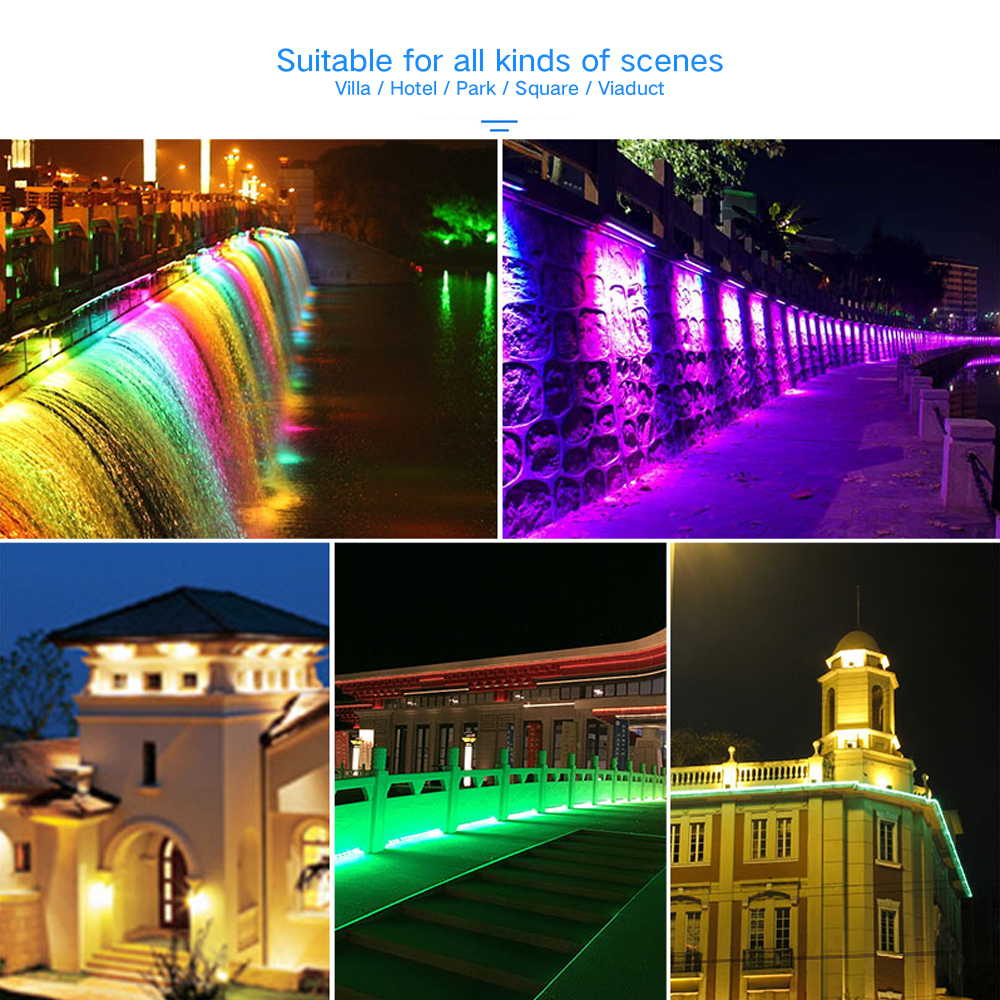 108 LED RGB Disco Light LED stage light Christmas atmosphere bar light DMX-512 mode Wall Washer Lighting for Bar DJ home ktv