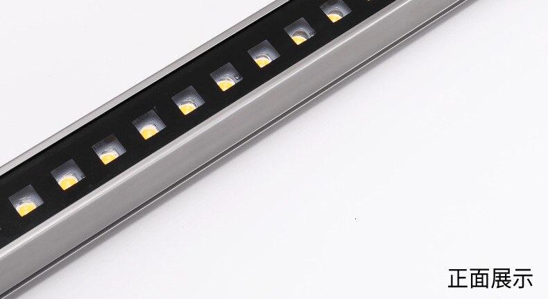 10pcs DC 24V 6w 12w LED Wall Washer Landscape Light dmx512 Outdoor Lights Wall Linear Lamp Floodlight 100cm Wallwasher