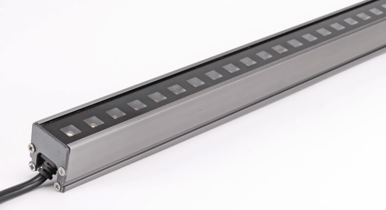 10pcs DC 24V 6w 12w LED Wall Washer Landscape Light dmx512 Outdoor Lights Wall Linear Lamp Floodlight 100cm Wallwasher