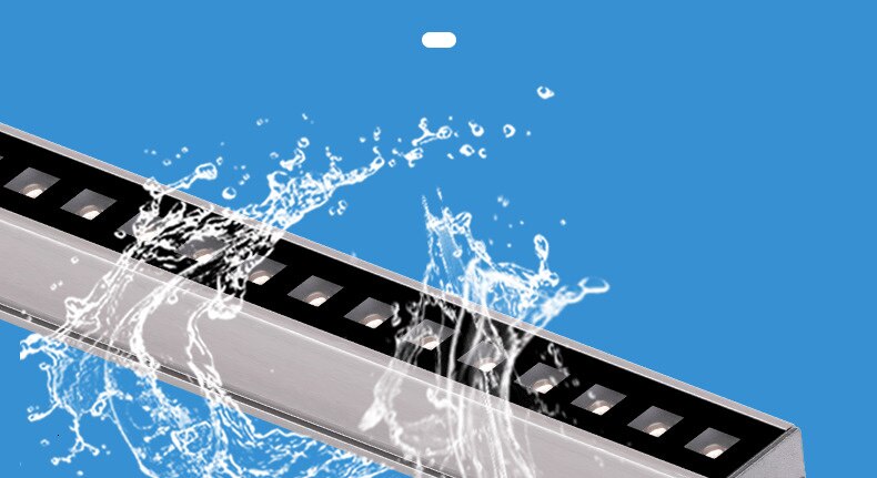 10pcs DC 24V 6w 12w LED Wall Washer Landscape Light dmx512 Outdoor Lights Wall Linear Lamp Floodlight 100cm Wallwasher
