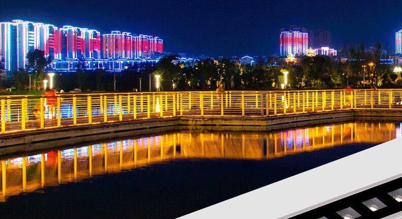 10pcs DC 24V 6w 12w LED Wall Washer Landscape Light dmx512 Outdoor Lights Wall Linear Lamp Floodlight 100cm Wallwasher