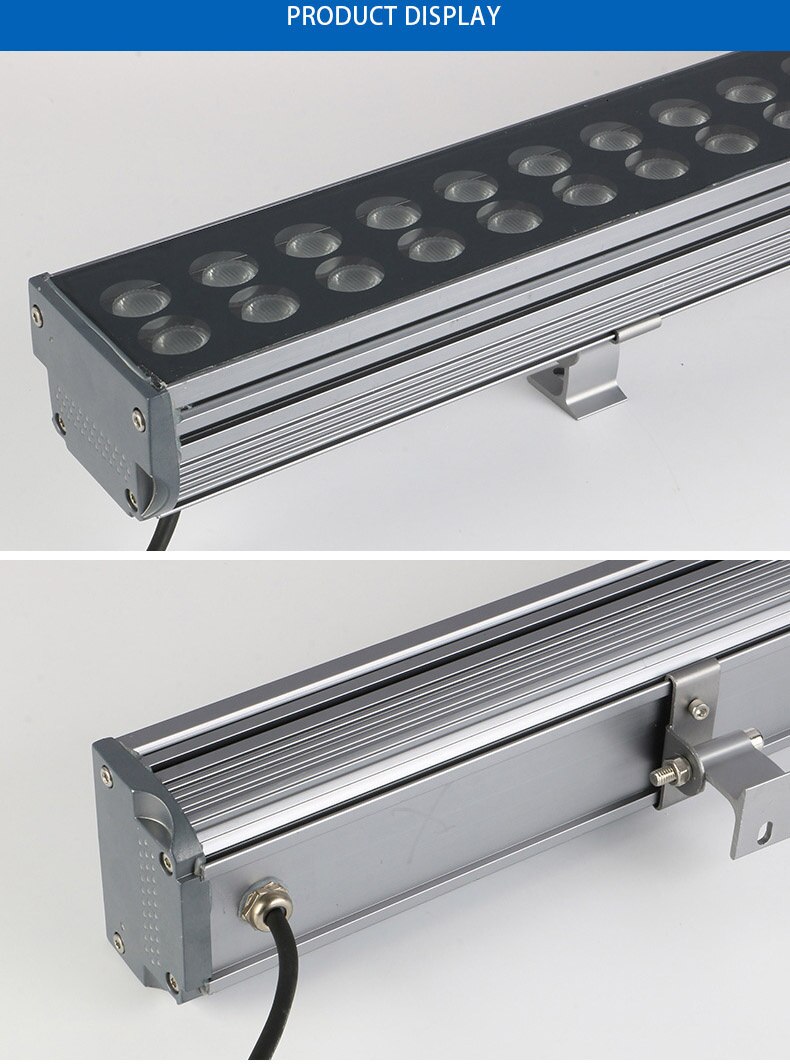 6pcs 48W 72W LED Wall Washer DMX512 Led Wash Lightcold Warmwhitegarden yard washer Light Landscape Halogen Down Lightinglamp